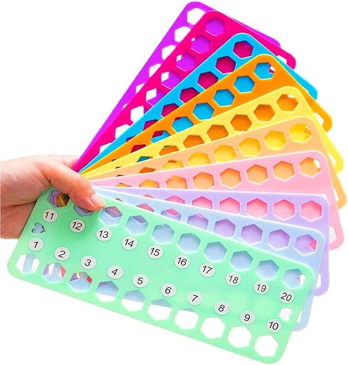 Hyamass 10Pcs Embroidery Floss Organizer Cards, Cross Stitch Thread Holder