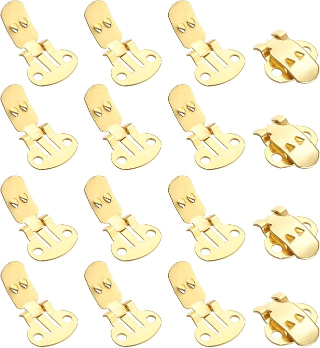 Stainless Steel Flat Blank Shoe Clips, Flat Blank Shoe Clips Bulk Supplies Metal Embellishments for DIY