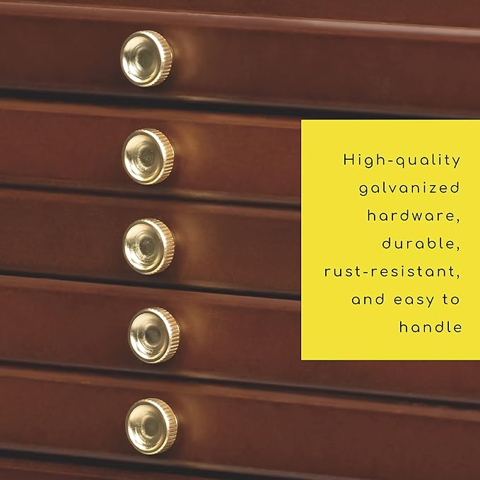 MEEDEN 10-Drawer Art Supply Storage Box: Beech Wood Art Organizer Box