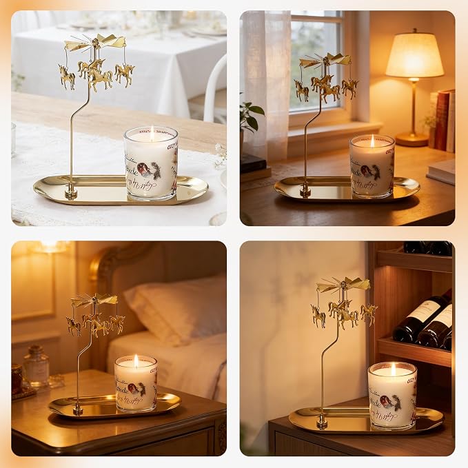 Scented Candle Making Kit with Wax Melting Pot and Candle Spinning Holder | DIY Candle Maker Set for Adult Glass Jars with Soy Wax, Essential Oil, Dyes to Make Your Own Candles