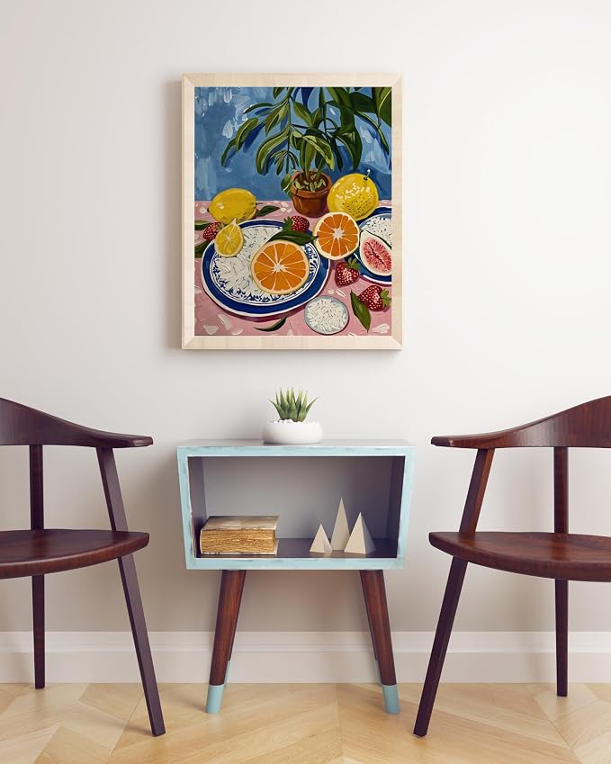 5DDIYART Paint by Numbers for Adults Beginner,Citrus Lemon Fruit Paint by Number Kits on Canvas Without Framed,Paint by Easy Acrylic Painting Home Wall Decor 16x20inch