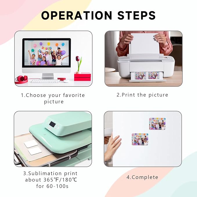 20Pcs Sublimation Magnets Blanks Square Fridge Magnets (2.95" x 3.93") | Personalized DIY Craft Gifts Sublimation Magnets Blanks for Home Kitchen Refrigerator Microwave Oven