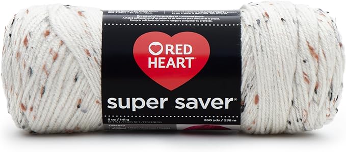 RED HEART Super Saver Yarn, Aran Fleck