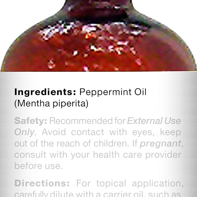 Majestic Pure Peppermint Essential Oil for Diffuser - 4 Fl Oz (Pack of 2) | 100% Pure and Natural Peppermint Oil for Home Fragrance, Massage, Soap and Candle Making, Aromatherapy, Air Freshner