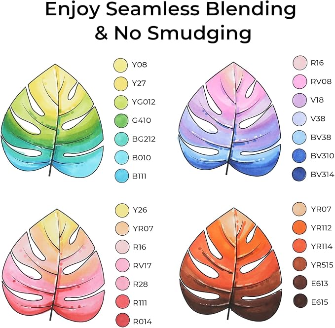 Ohuhu Alcohol Markers - 160-color AP Certificated Double Tipped Art Marker Set for Artist Adults Cozy Coloring Sketch Illustration - Chisel and Fine Dual Tips - Oahu of Ohuhu Markers - Refillable | AP Certified Art Marker, Dual Tips Alcohol-based for A...