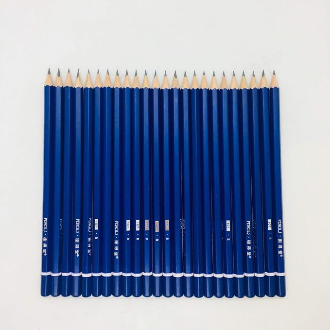 XDT#B Drawing Pencils 24 Piece Set, Pro Art Graphite Sketching&Shading Supplies, Ideal For Kid Beginner Student Adults Artist