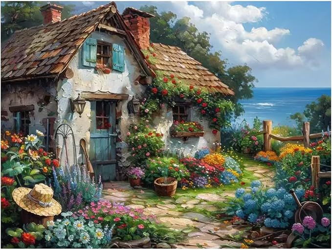 Landscape Diamond Painting Kits for Adults, Diamond Art Kits, 12x16 in