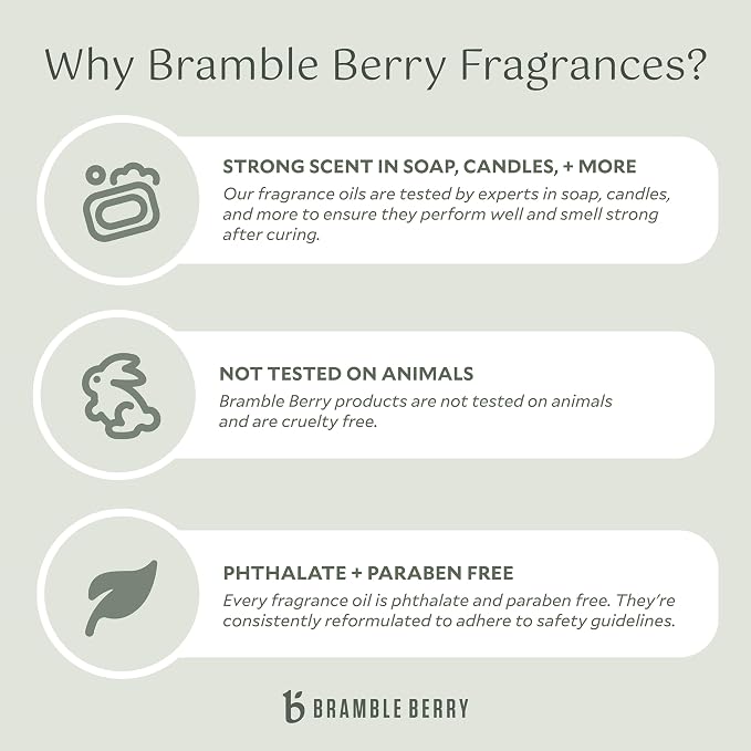 BrambleBerry Scented Fragrance Oil | Clean Aroma for Soap, Candles & Lotion