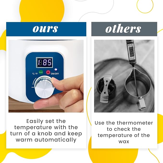 KQU Wax Melting Pot with Digital Temperature Control for Candle Making