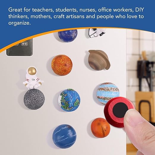 DIYMAG Magnets with Adhesive Backing, 30P Flexible Fridge Magnetic Dots