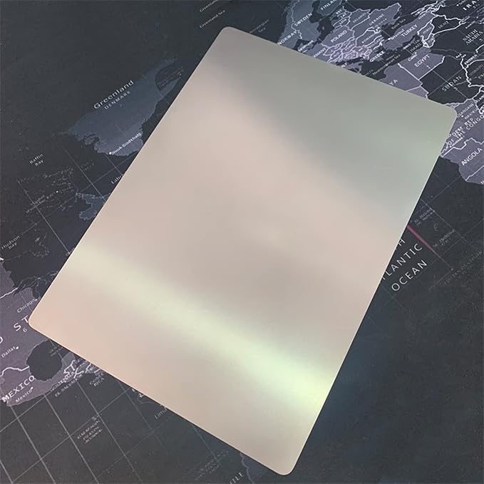 Stainless Metal Adapter Plate Cutting Machine Metal Shim Mat Pad for Thin Wafer Dies Increases Cutting Capability Scrapbooking Die-Cutting Metal Plate Adaptor 6x8.5 Inch Shims