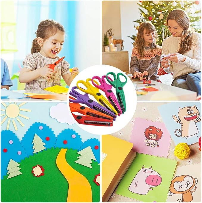 UCEC Decorative Edge Craft Scissors for Kids, Adults, Scrapbooking