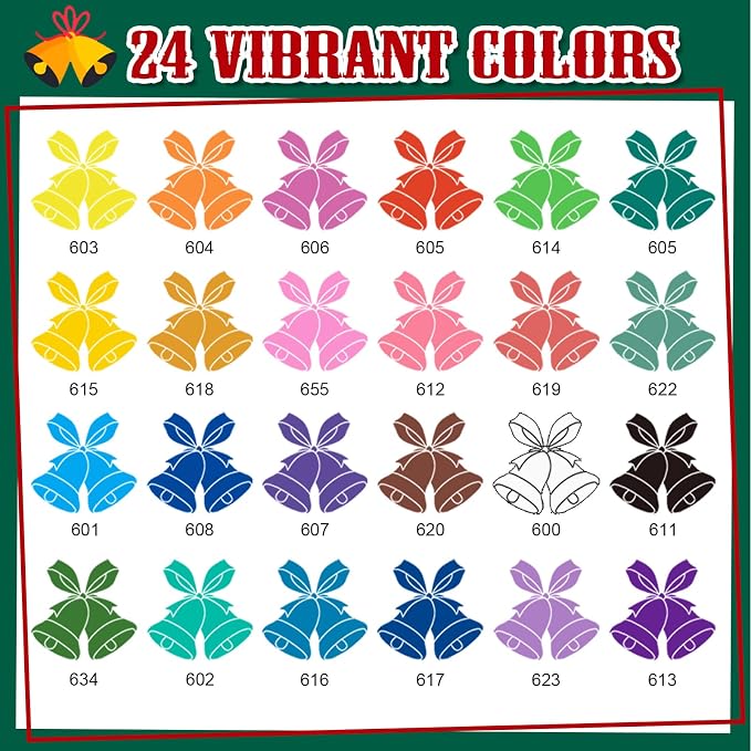 Amamao 24 Colors Soft Brush Tip Acrylic Paint Markers for Wood Rock Canvas