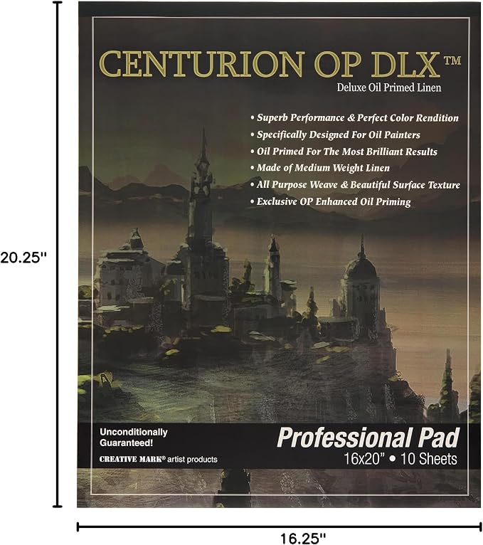 Centurion Deluxe Oil Primed Linen Pad 16"x20"