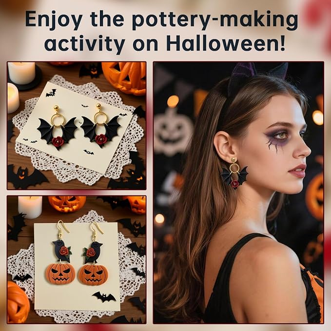 9pcs Halloween Polymer Clay Cutters