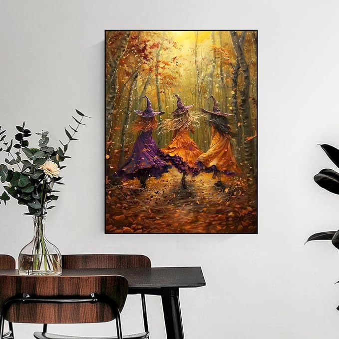 mrpwnle Diamond Art Kits for Adults Halloween Diamond Painting Kits