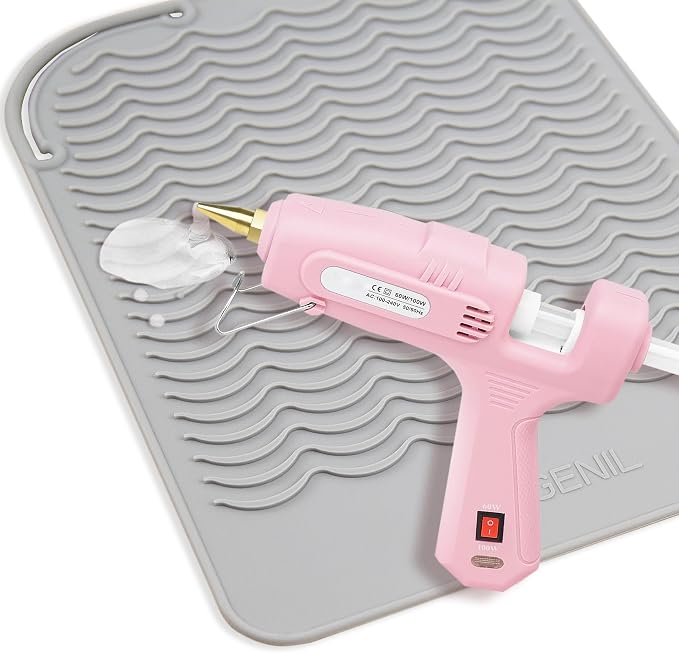 ANGENIL Large Heat Silicone Curling Irons Mat, Flat Iron Hair Straightener