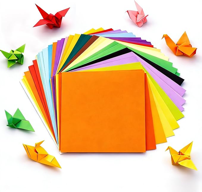 Origami Paper 160 Sheets 6 x 6 Inch Square Double Sided Folding Paper