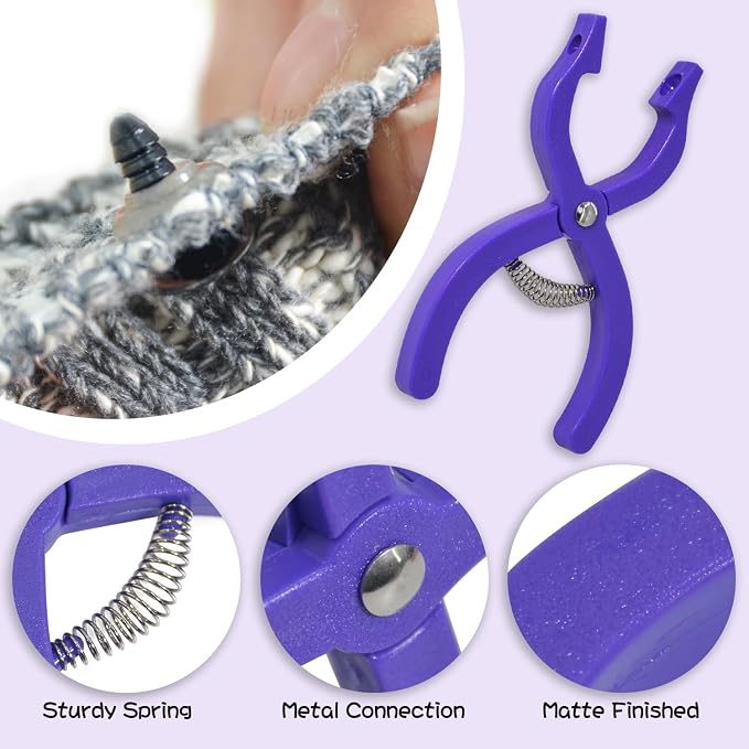 Safety Eyes Jig Pliers Auxiliary Tool For Attaching Doll Eyes And Noses