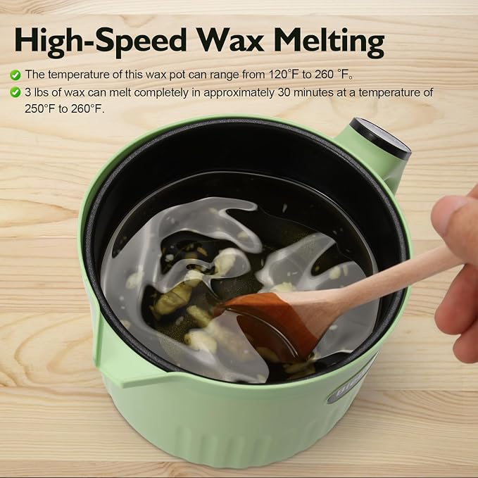 Electric Wax Melter 1.6QT, Digital Touchscreen Candle Soap Making Kit