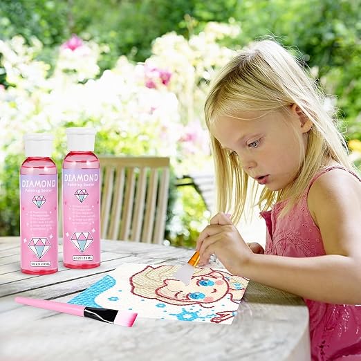 Faburo 2-Pack Diamond Painting Protectant Brightener(120ml*2)