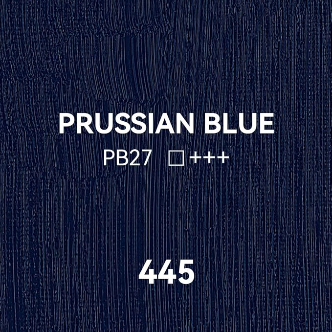 PHOENIX Prussian Blue Oil Paint - Studio Oil Paint Single Large Tube - 170ml / 5.75 Fl oz. Prussian Blue 445
