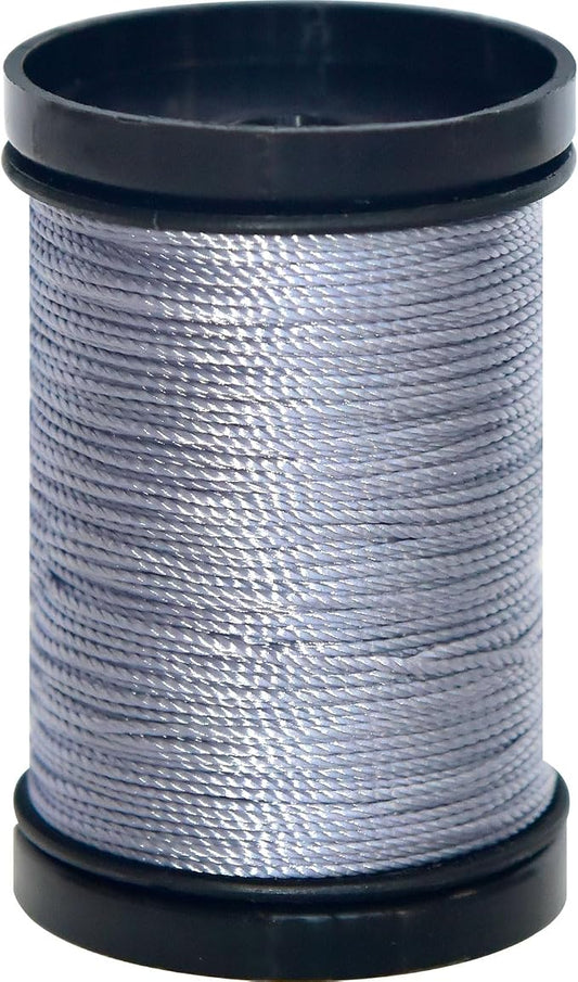 30 Yards Heavy Duty Extra Strong Upholstery Nylon Sewing Thread for Machine, Home, Hand, Craft, and Denim Leather，Color：Grey