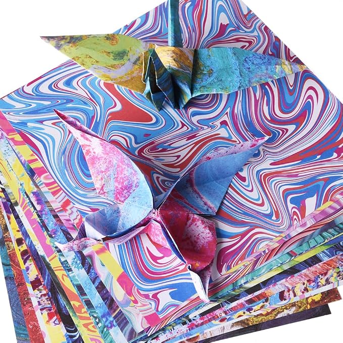 6x6" Origami Paper,100Sheets Double Sided Colored Paper,Square Craft Paper