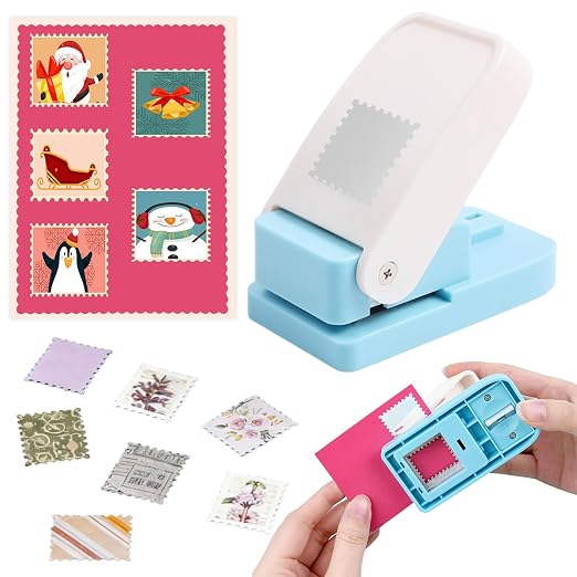 1X1inch Rectangular Postage Stamp Puncher