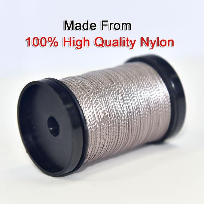 30 Yards Heavy Duty Extra Strong Upholstery Nylon Sewing Thread for Machine, Home, Hand, Craft, and Denim Leather，Color：Antique Violet