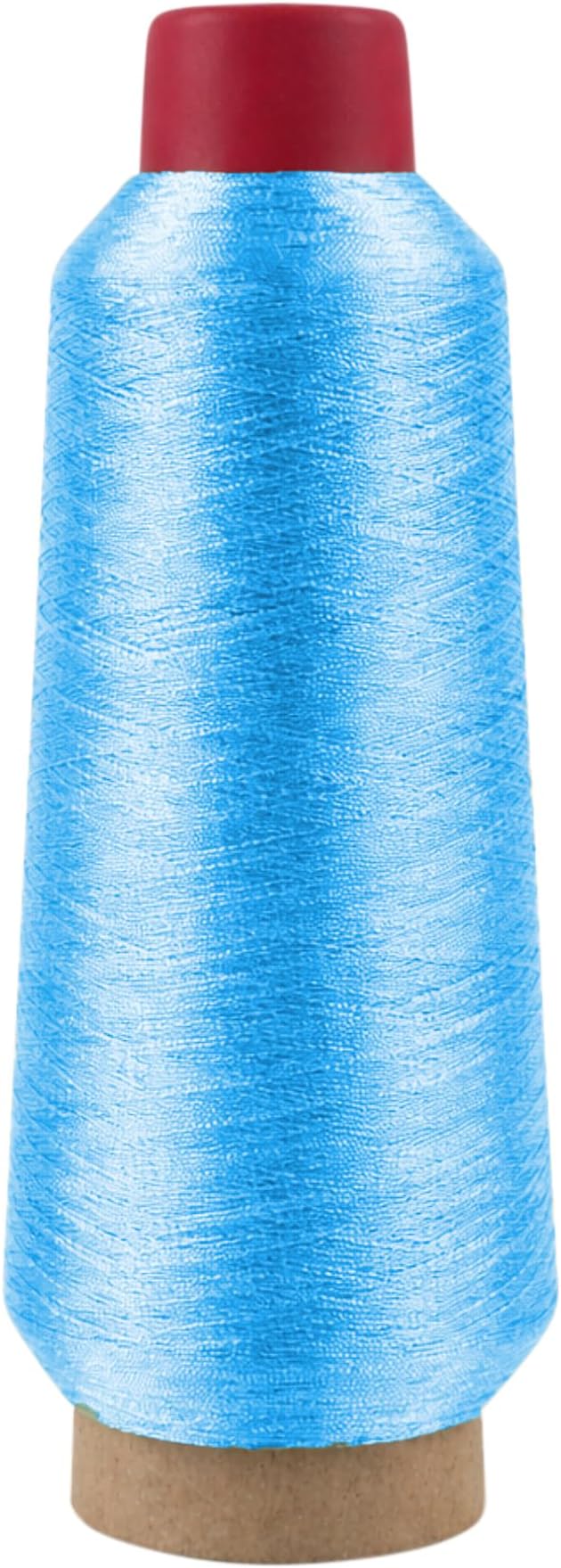Mandala Crafts Metallic Sky Blue Embroidery Floss for Sewing, 3281 Yard Spool