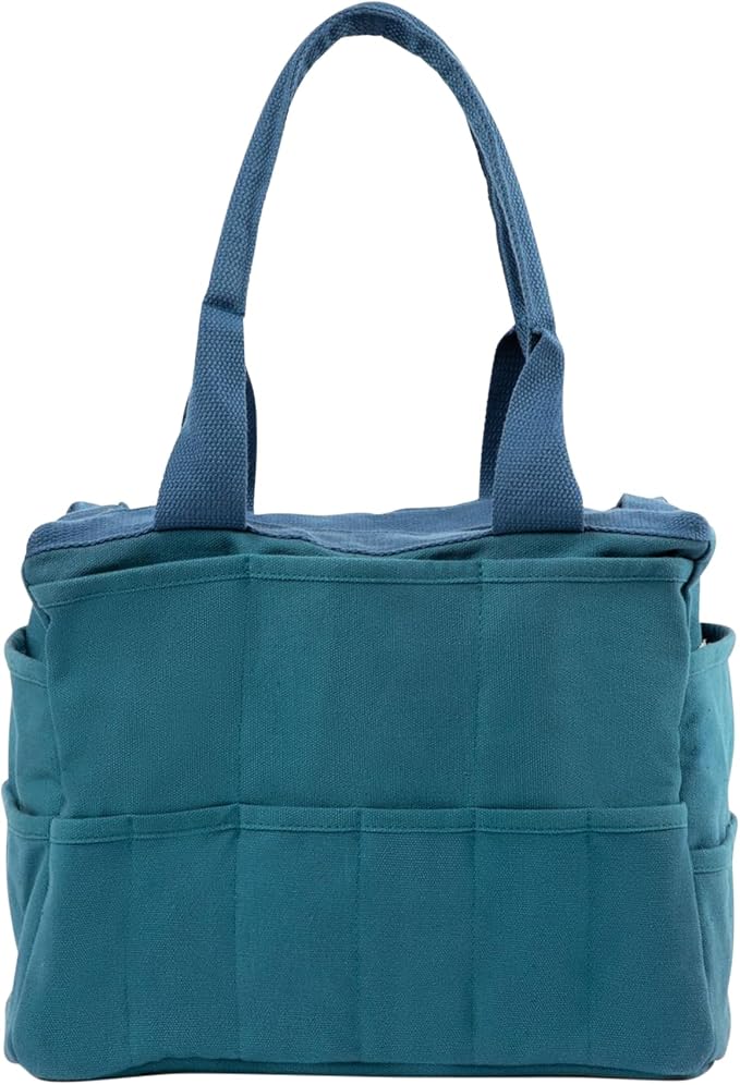 Soolla Studio Bag: Art Supply Storage Organizer & Pottery Tool Bag, Washable Tote, Yarn Bag, Crochet, 30 Pockets, 15+ Colors