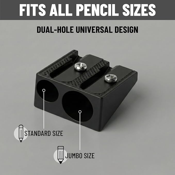 Mr. Pen- Handheld Metal Pencil Sharpener, 6 Pack