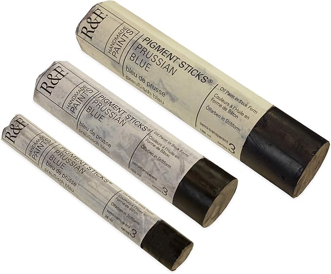 R&F Handmade Paints - Professional Oil Pigment Stick, Prussian Blue, 100 ml