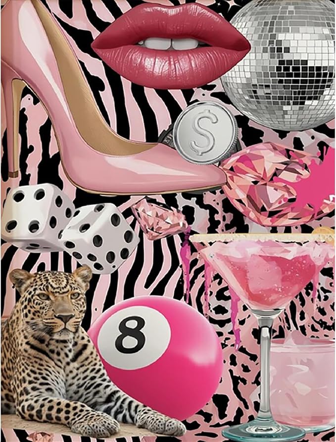 Fashion Leopard Square Diamond Art Kits for Adults Diamond Painting Kit