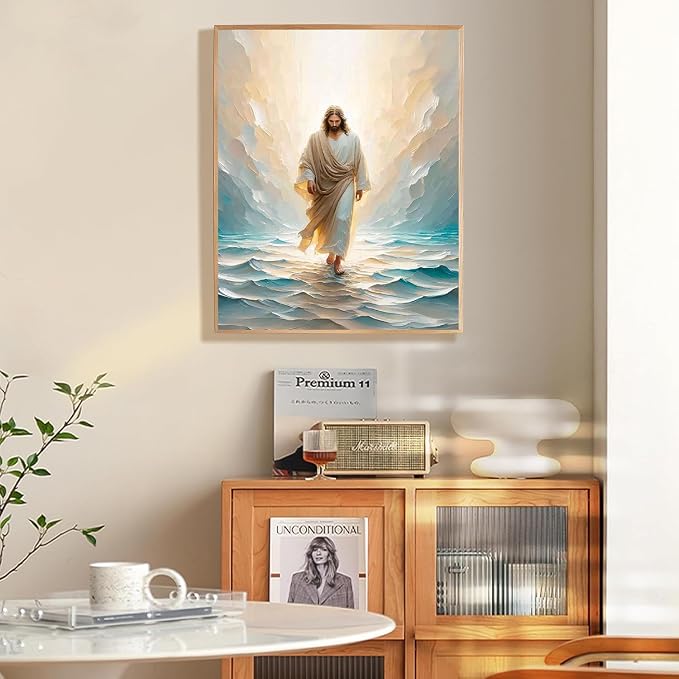 BAWKENTON Jesus Paint by Numbers kit for Adults and Kids