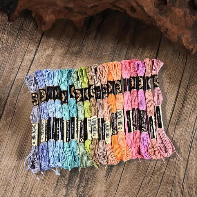 18 Skeins Friendship Bracelet String Embroidery Floss for Sewing