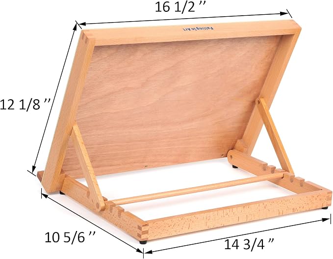 Falling in Art 5 Position Wood Drafting Table Easel Drawing&Sketching Board | 16 1/2 Inches by 12 1/8 Inches