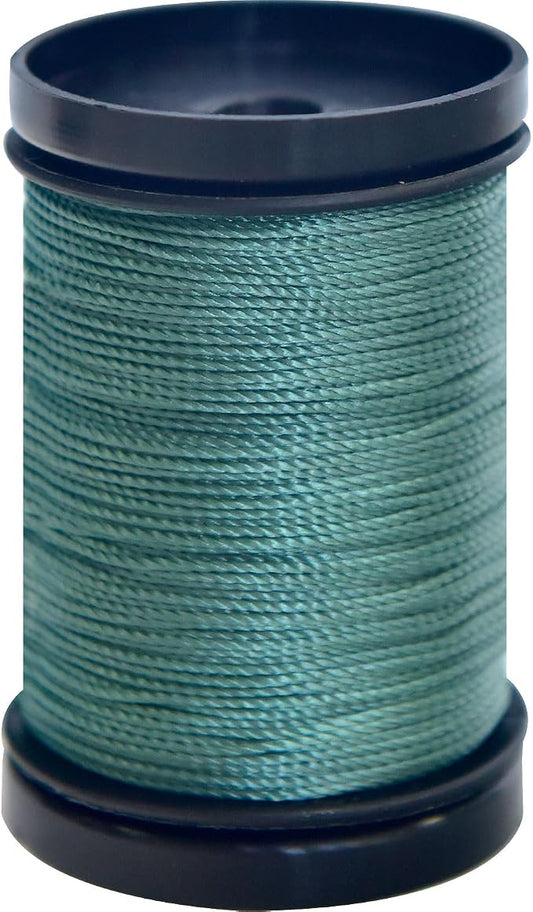 30 Yards Heavy Duty Extra Strong Upholstery Nylon Sewing Thread for Machine, Home, Hand, Craft, and Denim Leather，Color：Dark Jade Green
