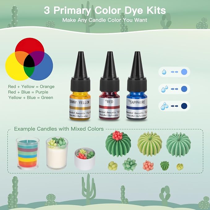 ZEROMX Complete DIY Candle Making Kit for Beginners Digital Wax Melter | User-friendly kit to make beautiful crafts & handmade gifts.