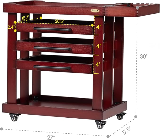 MEEDEN Art Supplies Storage Cart: 5-Tier Utility Rolling Cart