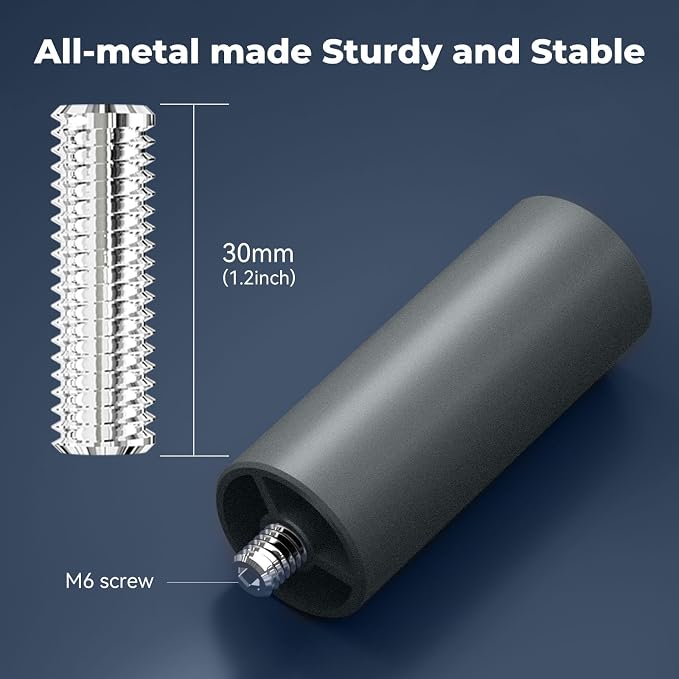 Creality Falcon 2 Laser Engraver Raisers, 4Pcs M6 Threaded Support Legs Risers for Laser Engraver Machine, Aluminum Alloy Body, Increase 56mm (2.2 inch)