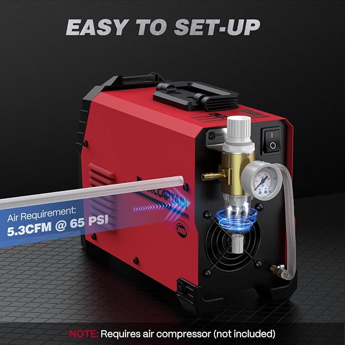 ARCCAPTAIN 55A Plasma Cutter Machine, Non-Touch Pilot Arc, 120V/240V
