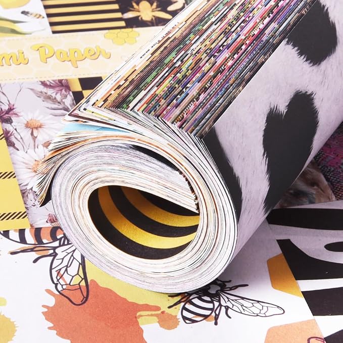 6x6" Origami Paper,100Sheets Double Sided Colored Paper,Square Craft Paper