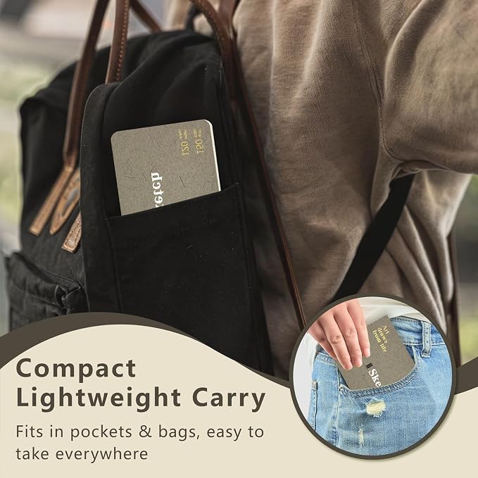 120 Pages Hardcover Pocket Sketchbook,Mini Small Travel Drawing Journal
