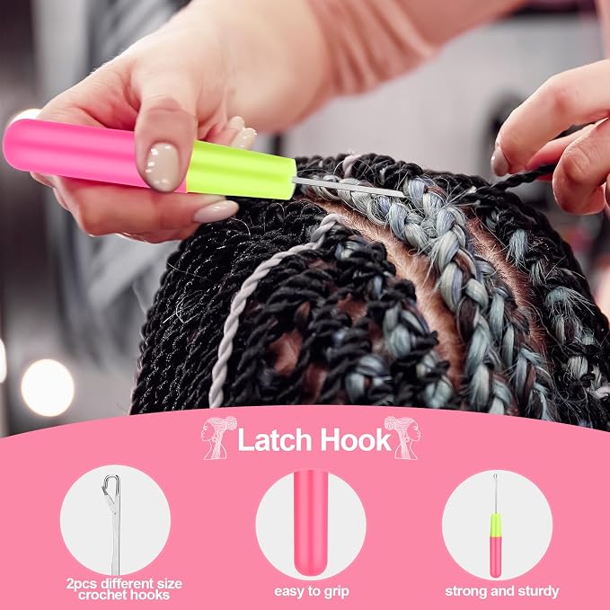 SWEET VIEW Crochet Needles for Hair