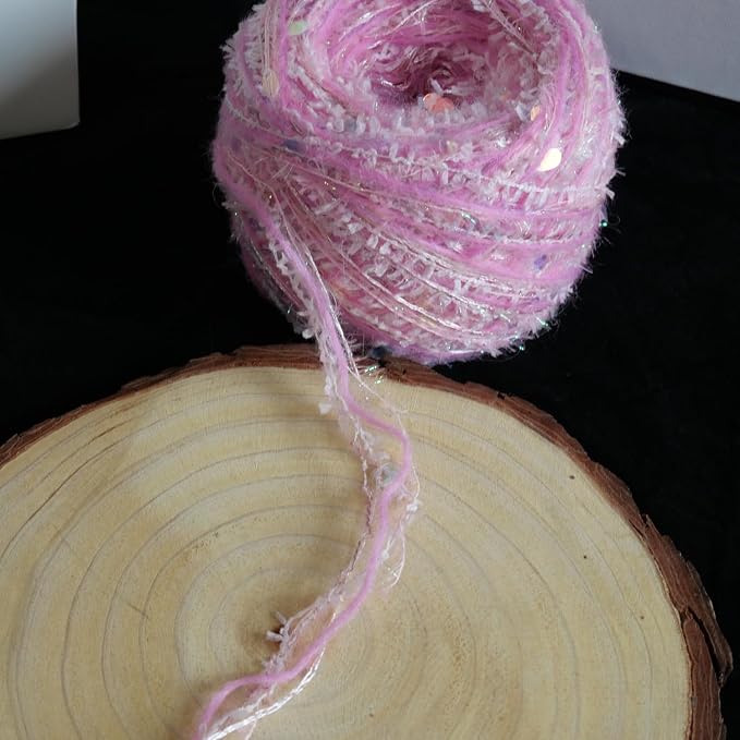 Artisanal Yarn Fancy Yarn Multifiber Blended Yarn Novelty Colorful Soft