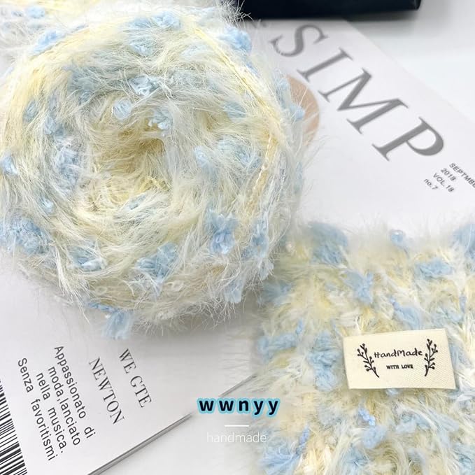 Artisanal Yarn Fancy Yarn Multifiber Blended Yarn Novelty Colorful Soft