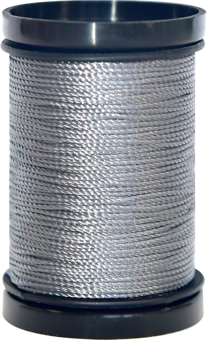 30 Yards Heavy Duty Extra Strong Upholstery Nylon Sewing Thread for Machine, Home, Hand, Craft, and Denim Leather，Color：Dark Grey
