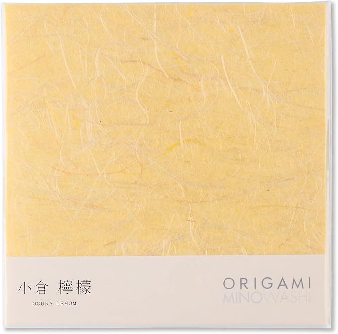 Japanese Origami Paper Washi Paper 6.1" 20 Sheet Yellow